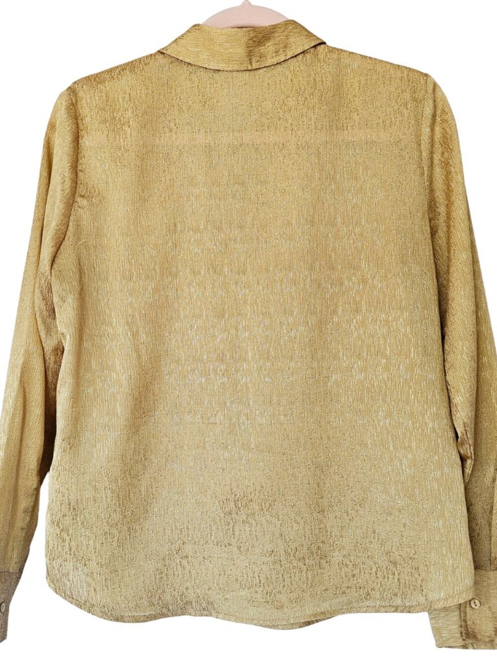 ✨Like New✨ BB Dakota/Steve Madden Button Down Shirt, Gold, Size S - Picture 8 of 8